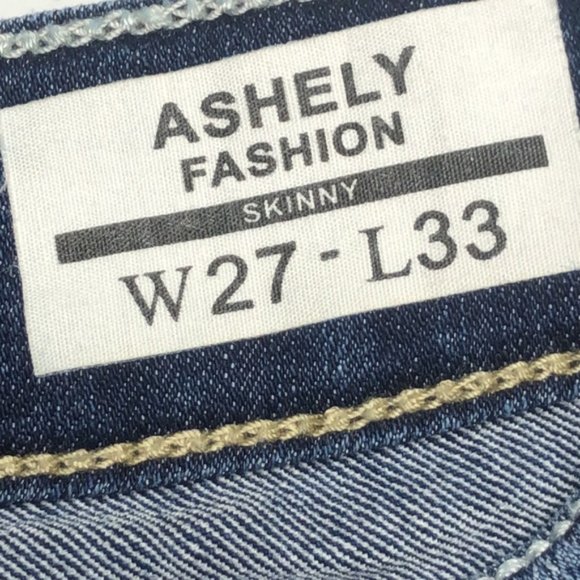 LIKE NEW CARRELI ASHELY SKINNY JEANS 27x33 VINTAGE 🦋 - Picture 4 of 15